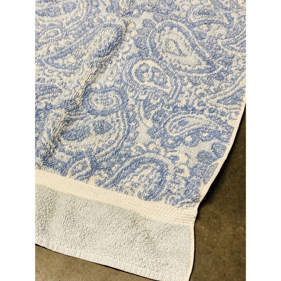 Fieldcrest Bath Vintage Fieldcrest Royal Velvet Hand Towel Pale Sky